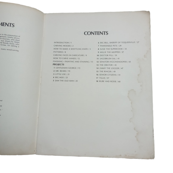 Carving Country Characters Step by Step Instructions Craft Book for 18 Projects - Picture 6 of 11